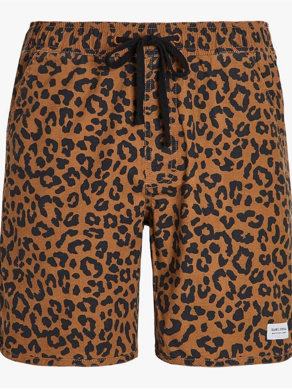 banks journal leopard shorts